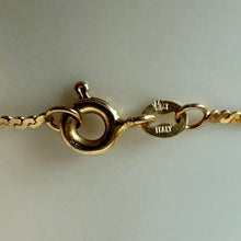 Load image into Gallery viewer, 14K Gold Opal White Topaz Pendant on 20" Chain Necklace (3.2g)
