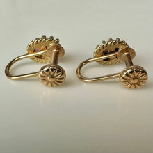 Load image into Gallery viewer, 14K Gold Opal Screw Back Earrings (2.6g)
