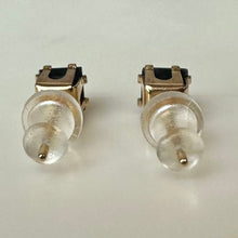 Load image into Gallery viewer, 14K Gold Blue Topaz Stud Earrings (0.6g)
