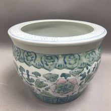 Load image into Gallery viewer, Vintage Chinese Ceramic Planter Pot Floral Blossom (6x8)
