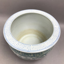 Load image into Gallery viewer, Vintage Chinese Ceramic Planter Pot Floral Blossom (6x8)
