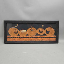 Load image into Gallery viewer, Framed Happy Jack-o'-Lantern Pumpkin Patch Art (8x18.5)
