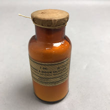 Load image into Gallery viewer, Amber Merck &amp; Co. Apothecary Bottle (3.5")
