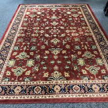 Load image into Gallery viewer, Yorkshire Red/Ivory Decorative Wool Rug (11'x7.7')
