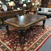 Load image into Gallery viewer, Rockford Republic Furniture Antique Burled Walnut Dining Table (32x78x46)
