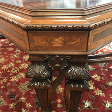 Load image into Gallery viewer, Rockford Republic Furniture Antique Burled Walnut Dining Table (32x78x46)
