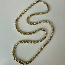 Load image into Gallery viewer, 14K Gold 5mm 22" Rope Chain Necklace (12.3g)
