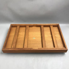 Load image into Gallery viewer, Vintage Teakwood Folding Bed Serving Tray Table (22x14x12)
