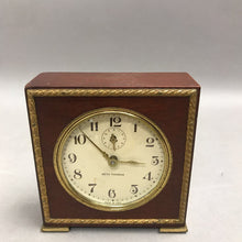 Load image into Gallery viewer, Vintage Wood Seth Thomas Severn Thomaston Conn. USA Alarm Clock Works (4x4x1.5)
