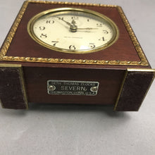Load image into Gallery viewer, Vintage Wood Seth Thomas Severn Thomaston Conn. USA Alarm Clock Works (4x4x1.5)
