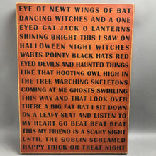 Load image into Gallery viewer, Wooden Halloween Wall Plaque Decoration (20x15)
