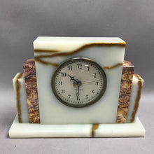 Load image into Gallery viewer, Vintage Onyx Electic Mantel Clock AS IS (10.5x7.5)
