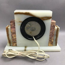 Load image into Gallery viewer, Vintage Onyx Electic Mantel Clock AS IS (10.5x7.5)
