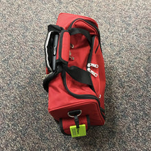 Load image into Gallery viewer, Travelsmith Red &amp; Black Rolling Travel Bag (15x14x6)
