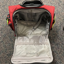 Load image into Gallery viewer, Travelsmith Red &amp; Black Rolling Travel Bag (15x14x6)

