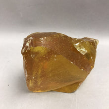 Load image into Gallery viewer, Amber Translucent Art Glass Cullet Slag Glass (4x6x7)
