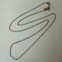Load image into Gallery viewer, 14K Rose Gold 22" Chain Necklace (1.4g)
