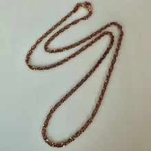 Load image into Gallery viewer, 14K Rose Gold 18" Chain Necklace (6.3g)
