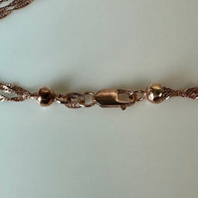 Load image into Gallery viewer, 14K Rose Gold Layered 28" Chain Necklace (6.0g)
