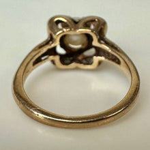 Load image into Gallery viewer, Vintage 14K Gold Pearl Ring sz 5.5 (3.2g)
