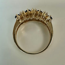 Load image into Gallery viewer, 14K Gold Sapphire Ring sz 8 (5.0g)
