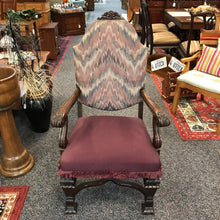 Load image into Gallery viewer, Antique Wooden Captain Accent Chair (48x26x26)
