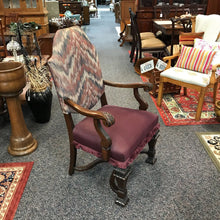 Load image into Gallery viewer, Antique Wooden Captain Accent Chair (48x26x26)

