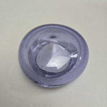Load image into Gallery viewer, Erickson Purple Glass Controlled Bubble Ashtray (~2x3.5x3.5)

