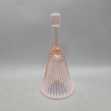 Load image into Gallery viewer, Fenton Pink Glass 'Peaches &amp; Cream' Bell (7.25x3.5)
