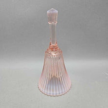 Load image into Gallery viewer, Fenton Pink Glass 'Peaches &amp; Cream' Bell (7.25x3.5)
