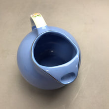 Load image into Gallery viewer, Hall #633 Blue Ball Pitcher w/ Floral Handle (7.5x8x6.5)
