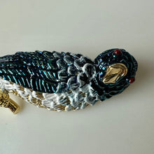 Load image into Gallery viewer, Vintage Gerry's Goldtone Enamel Parrot Brooch Pin (2.5")
