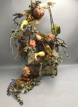 Load image into Gallery viewer, Pumpkin Wire Basket Decoration (29")
