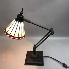 Load image into Gallery viewer, Tensor Mid Century Modern Industrial Articulating Desk Lamp Tiffany Style (17")
