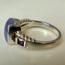 Load image into Gallery viewer, East Arts Lavender Jade Pink Tourmaline Ring sz 8
