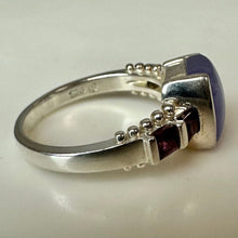 Load image into Gallery viewer, East Arts Lavender Jade Pink Tourmaline Ring sz 8
