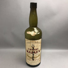 Load image into Gallery viewer, Vintage Large Glass Cherry Kijafa Advertisement Bottle (22")
