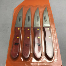 Load image into Gallery viewer, New Gourmet Traditions Stainless Steel 4 Piece Knife Set (9")
