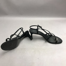 Load image into Gallery viewer, Nine West Black Strappy Slingback Heel w/Charms Size 7.5
