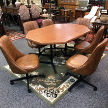 Load image into Gallery viewer, Kitchen Table w/6 Chairs 1 Leaf (30x42x48)
