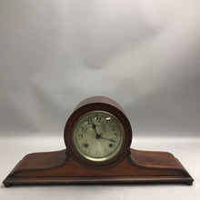 Load image into Gallery viewer, Antique Tambour Mantle Wind Up Chime Clock (10x20x5)(As Is)
