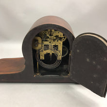 Load image into Gallery viewer, Antique Tambour Mantle Wind Up Chime Clock (10x20x5)(As Is)
