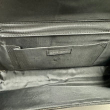 Load image into Gallery viewer, Vintage Bijoux Terner Black Satin Rhinestone Detail Evening Bag Purse (4.5x10.2")
