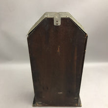 Load image into Gallery viewer, Antique Table Wind Up Chime with Key Clock (15x7x4)(As Is)
