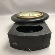 Load image into Gallery viewer, Antique Schoolhouse Style Wall Chime Clock No Key (18x12x4)(As Is)
