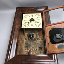 Load image into Gallery viewer, Antique Weight Driven New Haven Ogee Case Clock (26x15x4)(As Is)
