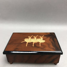 Load image into Gallery viewer, Attardi Italian Inlaid Woodwork Box Ballerinas Music Box (2x6x4)
