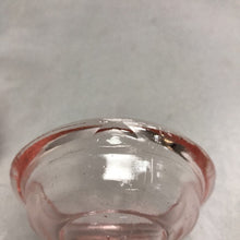 Load image into Gallery viewer, Vintage Pink Floral Flowers House of Lloyd Glass Candle Holder Fairy Lamp (6")(As Is)
