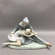 Load image into Gallery viewer, Vintage Meico Ballerina Clown Porcelain Sculpture Paul Sebastian Closing Scene (6x8)
