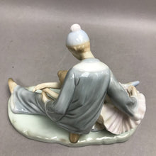 Load image into Gallery viewer, Vintage Meico Ballerina Clown Porcelain Sculpture Paul Sebastian Closing Scene (6x8)
